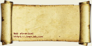 Omilj Belobabić vizit kartica